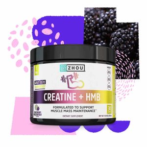 Creatine + HMB Powder, by Zhou Nutrition