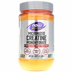 Creatine Monohydrate Micronized Pure Powder, 1.1 Lbs, by NOW Foods