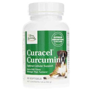 Curacel Curcumin for Dogs, 60 Softgels, by Terry Naturally