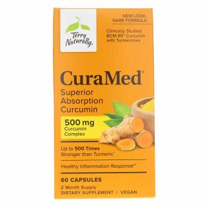 CuraMed 500 Mg Vegan, 60 Capsules, by Terry Naturally