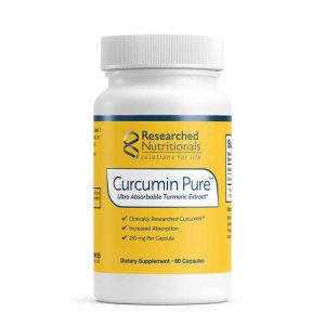 Curcumin Pure, 60 Capsules, by Researched Nutritionals