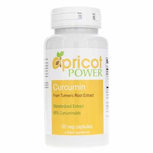 Curcumin from Turmeric Root Extract, 60 Veg Capsules, by Apricot Power