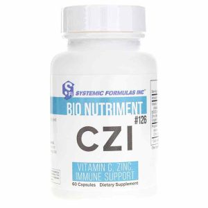 CZI Vitamin C, Zinc, Immune Support, 60 Capsules, by Systemic Formulas