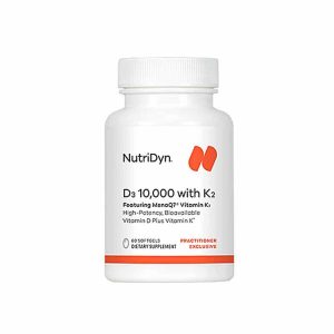 D3 10,000 with K2, 60 Softgels, by NutriDyn