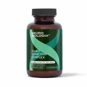 D3 + K2 Cofactor Complex, 60 Veg Capsules, by Neurobiologix