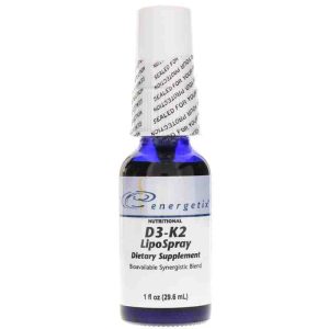 D3-K2 LipoSpray, 1 Oz, by Energetix