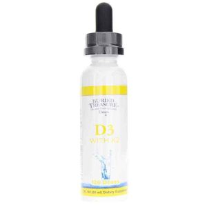 D3 with K2 Liquid, 2 Oz, by Buried Treasure