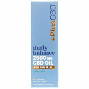 Daily Balance Full Spectrum CBD 2000 Mg, by PlusCBD Oil
