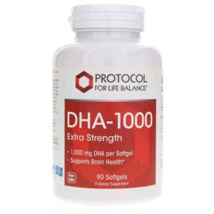 DHA-1000 Extra Strength, 90 Softgels, by Protocol For Life Balance