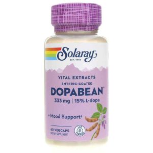 DopaBean Mucuna Pruriens, 60 Enteric Coated Veg Capsule, by Solaray