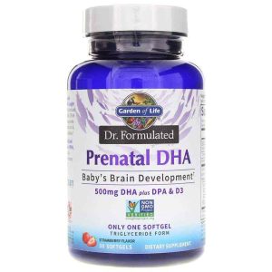 Dr. Formulated Prenatal DHA, 30 Softgels, by Garden of Life
