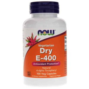 Dry E-400 Vegetarian, 100 Veg Capsules, by NOW Foods
