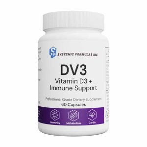 DV3 Vitamin D3 Plus Immune Support, 60 Capsules, by Systemic Formulas