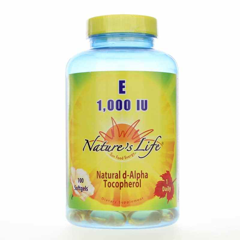 E 1000 IU, by Natures Life