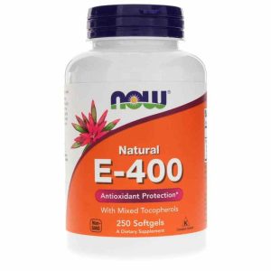 E-400 Natural with Mixed Tocopherols, by NOW Foods
