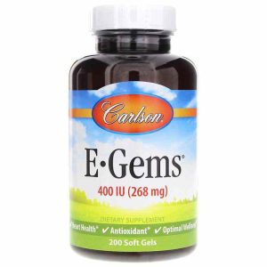 E-Gems 400 IU, by Carlson Labs