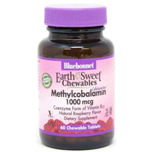 Earth Sweet Chewables Methylcobalamin 1000 Mcg, 60 Chewab, by Bluebonnet