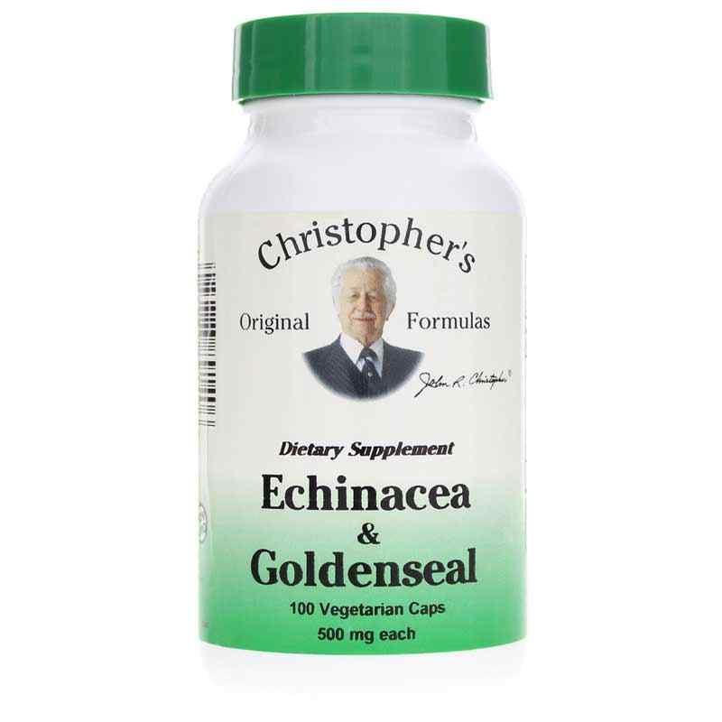 Echinacea & Goldenseal, 100 Veg Capsules, by Dr. Christophers
