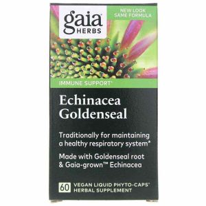 Echinacea Goldenseal, 60 Capsules, by Gaia Herbs