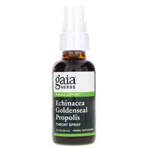 Echinacea Goldenseal Propolis Throat Spray, 1 Oz, by Gaia Herbs