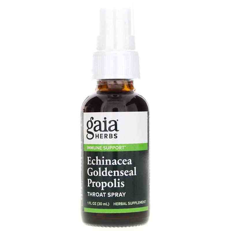 Echinacea Goldenseal Propolis Throat Spray, 1 Oz, by Gaia Herbs