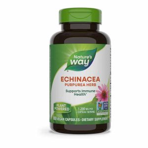 Echinacea Purpurea Herb, 180 Veg Capsules, by Natures Way