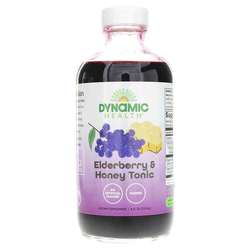 Elderberry & Honey Tonic, 8 Oz, by Dynamic Health