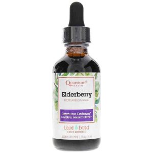 Elderberry Immune Defense Liquid Extract, 2 Oz, by Quantum Health
