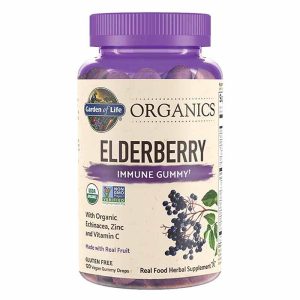 Elderberry Immune Gummy, 120 Gummies, by Garden of Life mykind Organics