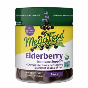 Elderberry Immune Support Berry Gummies, 54 Gummies, by Megafood