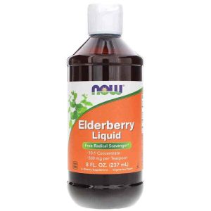 Elderberry Liquid, 8 Oz, by NOW Foods