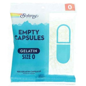 Empty Gelatin Capsules, by Solaray