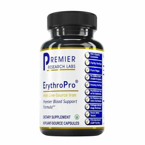 ErythroPro Blood Support Formula, 60 Veg Capsules, by Premier Research Labs