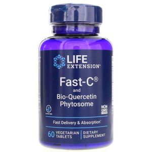 Fast-C & Bio-Quercetin Phytosome, 60 Veg Tablets, by Life Extension