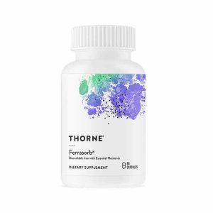 Ferrasorb® Iron with Cofactors, 60 Veg Capsules, by Thorne Research