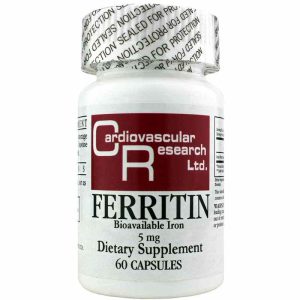 Ferritin Bioavailable Iron, 60 Capsules, by Cardiovascular Research