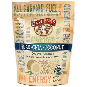 Flax-Chia-Coconut Seed Blend, 12 Oz, by Barleans Organic Oils