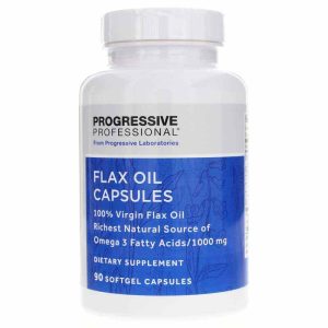 Flax Oil Capsules, 90 Softgels, by Progressive Labs