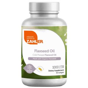 Flaxseed Oil 1000 Mg, 90 Softgels, by Zahler