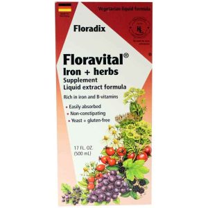 Floravital Iron + Herbs Liquid Extract, by Salus