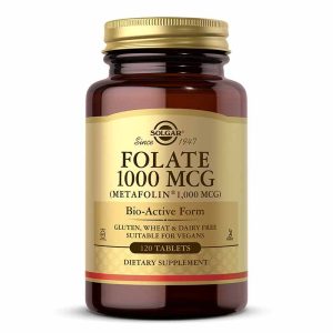 Folate 1000 Mcg (Metafolin 1000 Mcg), by Solgar