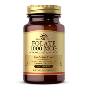 Folate 1000 Mcg (Metafolin 1000 Mcg), by Solgar