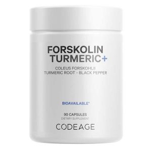 Forskolin Turmeric, 90 Capsules, by Codeage