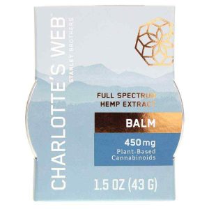 Full Spectrum Hemp Extract Balm 450 Mg, 1.5 Oz, by Charlottes Web