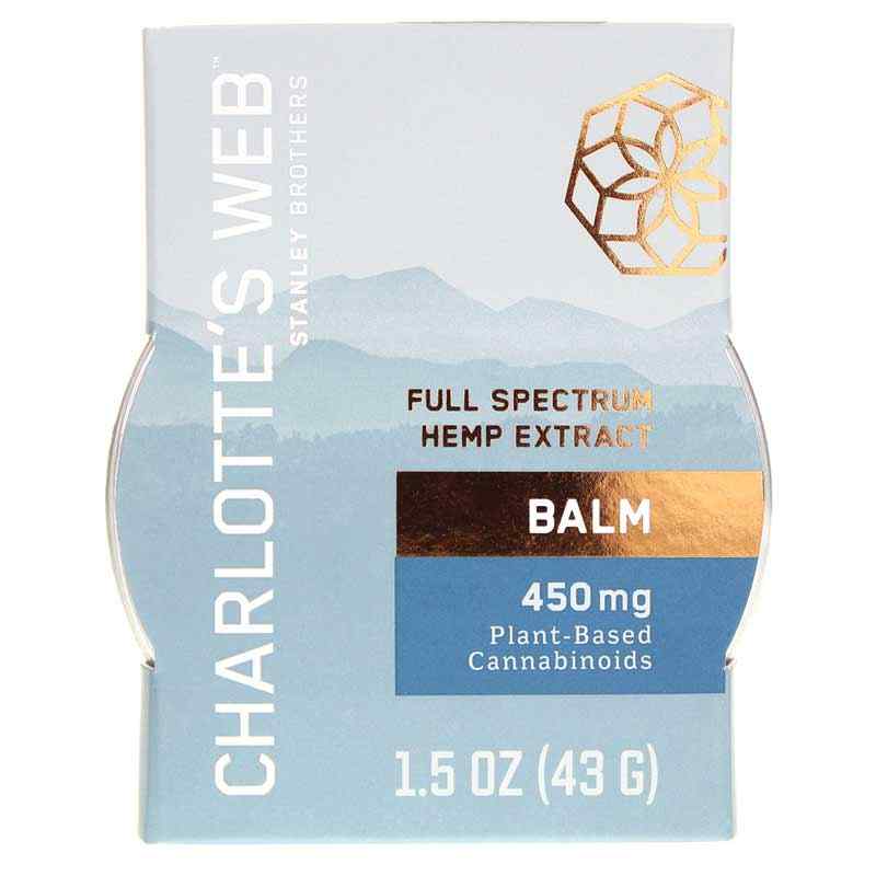 Full Spectrum Hemp Extract Balm 450 Mg, 1.5 Oz, by Charlottes Web