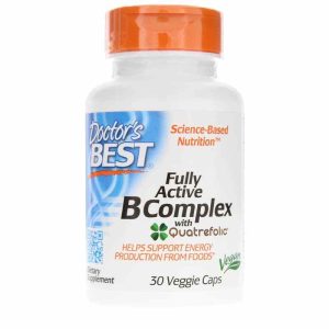 Fully Active B Complex, 30 Veg Capsules, by Doctors Best
