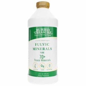 Fulvic Minerals, 33 Oz, by Buried Treasure