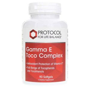 Gamma E Toco Complex, 90 Softgels, by Protocol For Life Balance