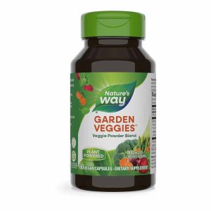 Garden Veggies 12 Veggie Blend, 60 Veg Capsules, by Natures Way