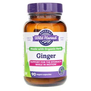 Ginger, 90 Vegan Capsules, by Oregons Wild Harvest